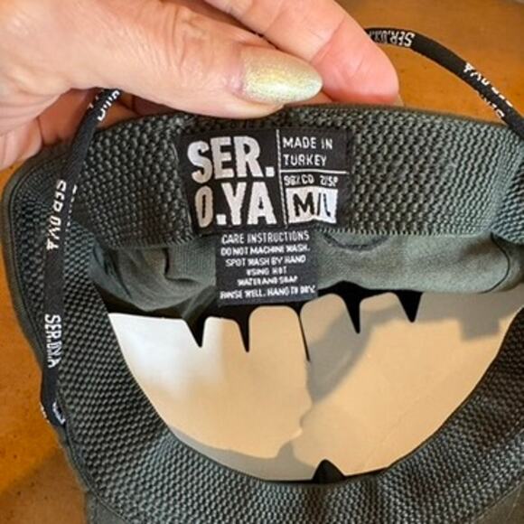 Ser.o.ya Cotton Twill Cap Olive Green M/L – Brand New, Sold Out $75 Retail - Picture 4 of 5